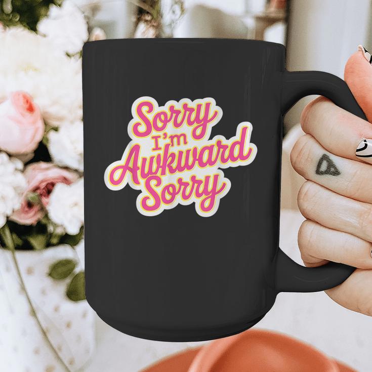 Sorry I'm Awkward Sorry Introvert Humor Graphic Print Coffee Mug Sorry I'm Awkward Sorry Introvert Humor Graphic Print Coffee Mug