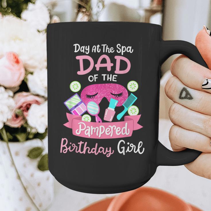 Spa Birthday Party Dad Of The Pampered Bday Girl Family Graphic Print Coffee Mug