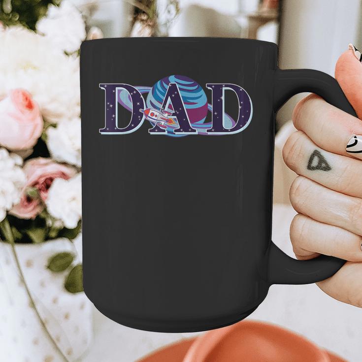 Space Dad Family Matching Mom Space Birthday Theme Party Graphic Print Coffee Mug