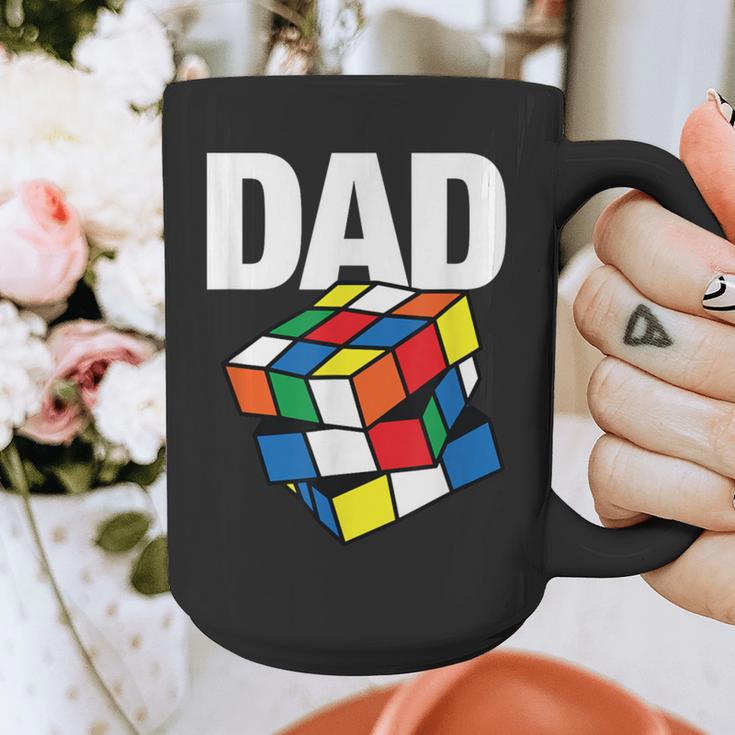 Speed Cubing Dad Puzzle Cuber Cube Kids Graphic Print Coffee Mug Speed Cubing Dad Puzzle Cuber Cube Kids Graphic Print Coffee Mug