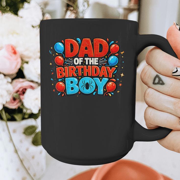 Spider Birthday Party Dad Of The Birthday Boys Spider Webs Graphic Print Coffee Mug