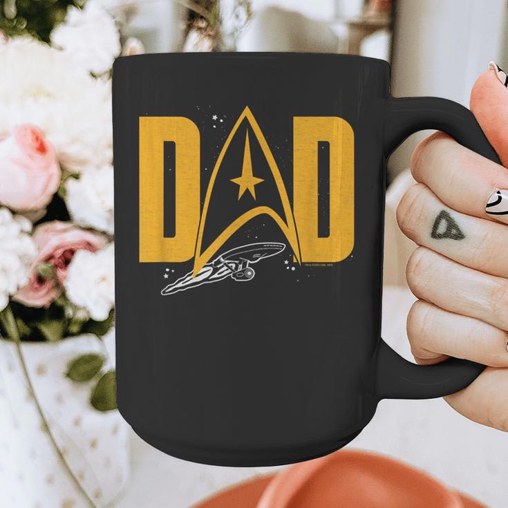 Star Trek Starfleet Dad Graphic Print Coffee Mug Star Trek Starfleet Dad Graphic Print Coffee Mug