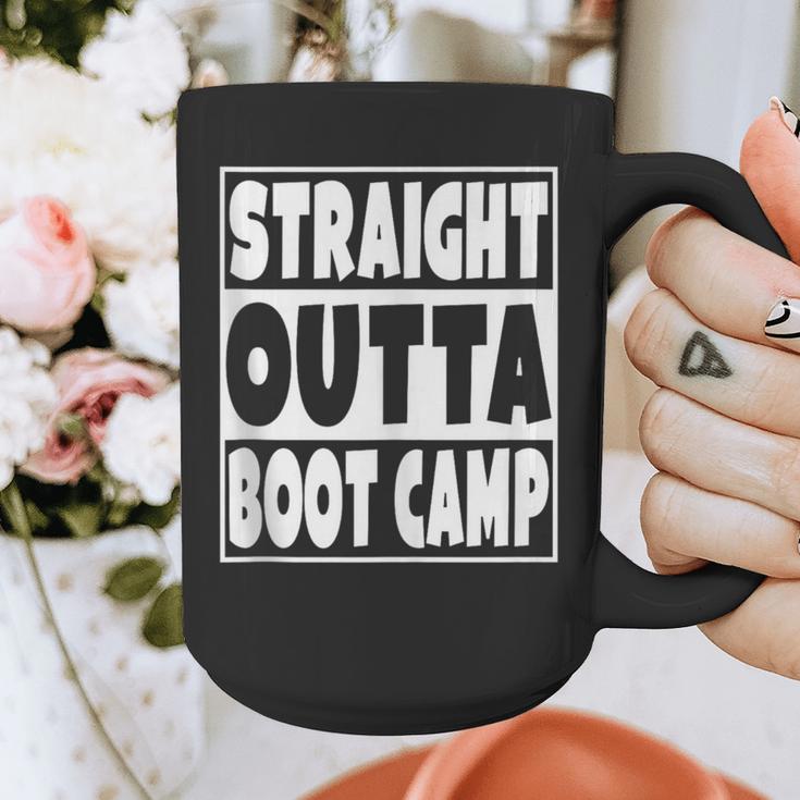 Straight Outta Boot Camp Military Basic Training Graduation Graphic Print Coffee Mug