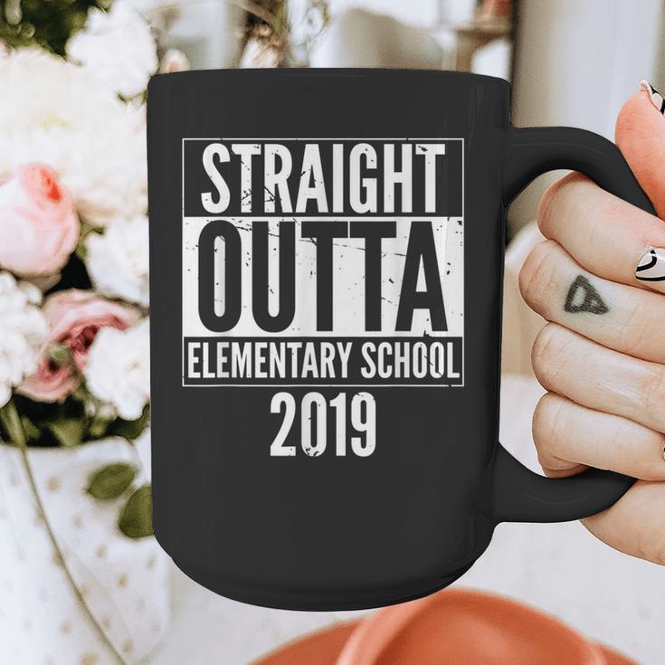 Straight Outta Elementary School 2019 Graduation Fun Graphic Print Coffee Mug