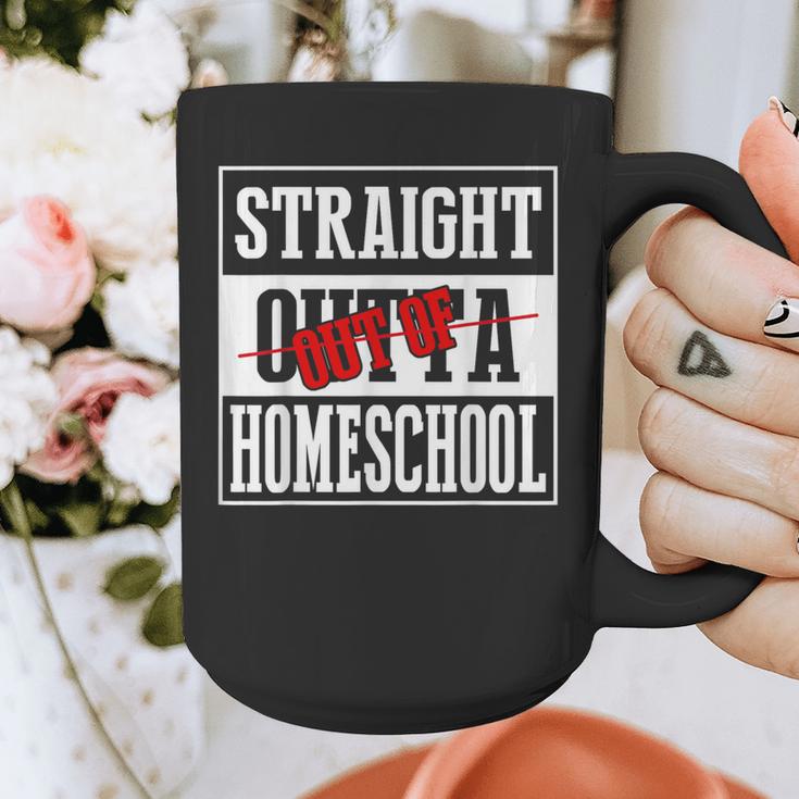 Straight Outta Homeschool Shirt Graduation Graphic Print Coffee Mug