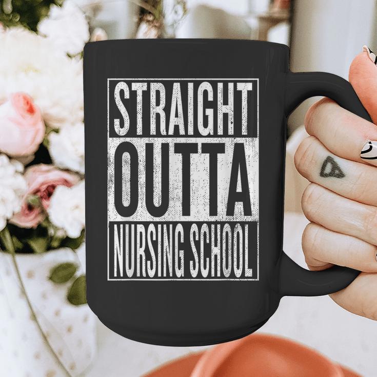 Straight Outta Nursing School Great Graduation Shirt Graphic Print Coffee Mug