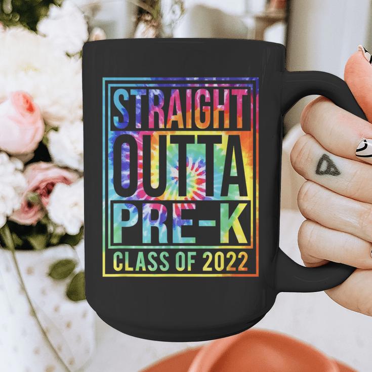 Straight Outta Pre-K Class Of 2022 Preschool Graduation Graphic Print Coffee Mug