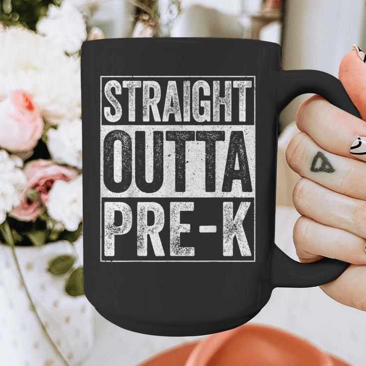 Straight Outta Pre-K Shirt Preschool Boy Girl Graduation Graphic Print Coffee Mug