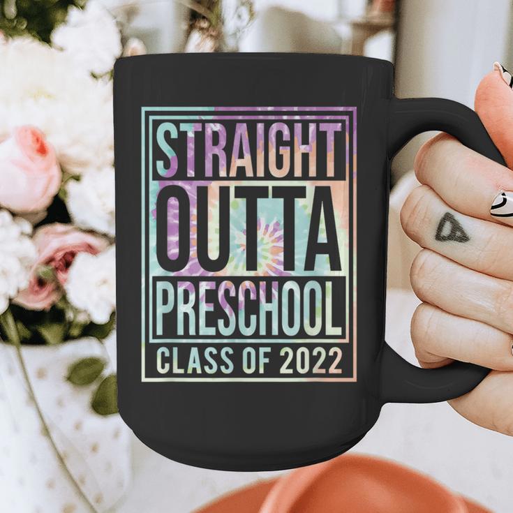 Straight Outta Preschool Class Of 2022 School Graduation Graphic Print Coffee Mug