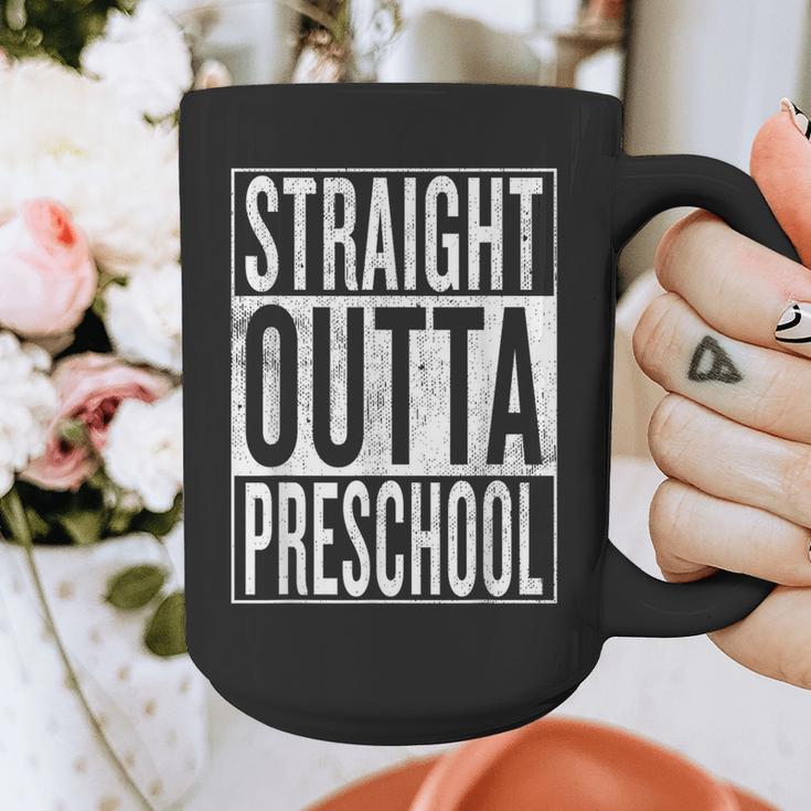 Straight Outta Preschool Pre-School Graduation Cool Graphic Print Coffee Mug