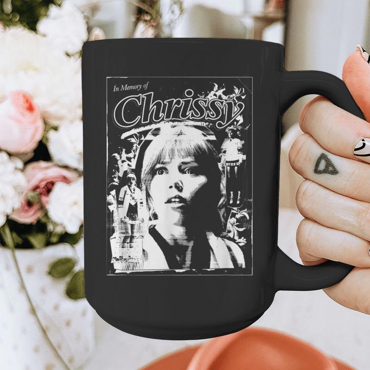 Stranger Things Hellfire Club Chrissy In Memory Of Graphic Print Coffee Mug