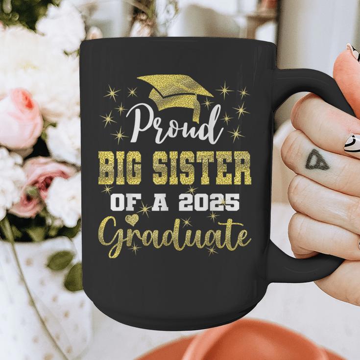 Super Proud Big Sister Of 2025 Graduate Graduation Family Graphic Print Coffee Mug