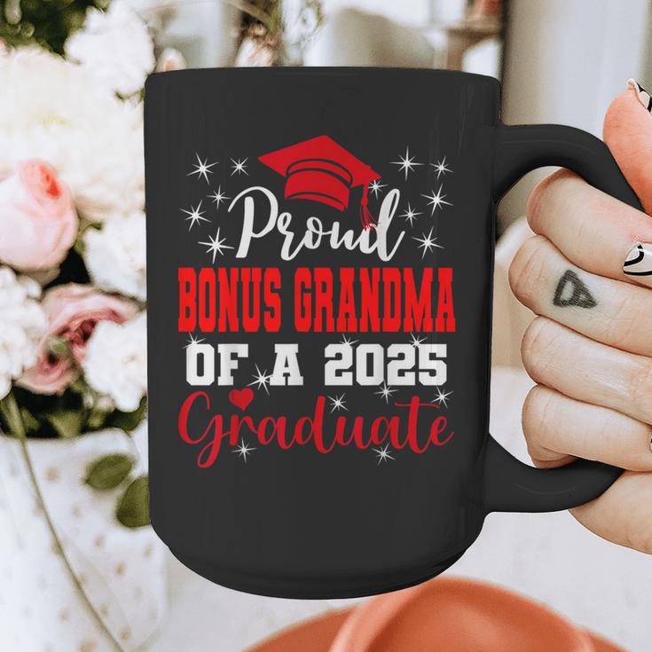 Super Proud Bonus Grandma Of 2025 Graduate Graduation Family Graphic Print Coffee Mug