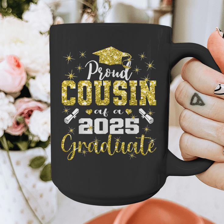 Super Proud Cousin Of 2025 Graduate Senior Graduation Family Graphic Print Coffee Mug