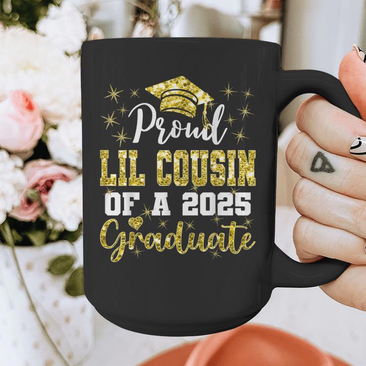 Super Proud Little Cousin Of 2025 Graduate Graduation Family Graphic Print Coffee Mug
