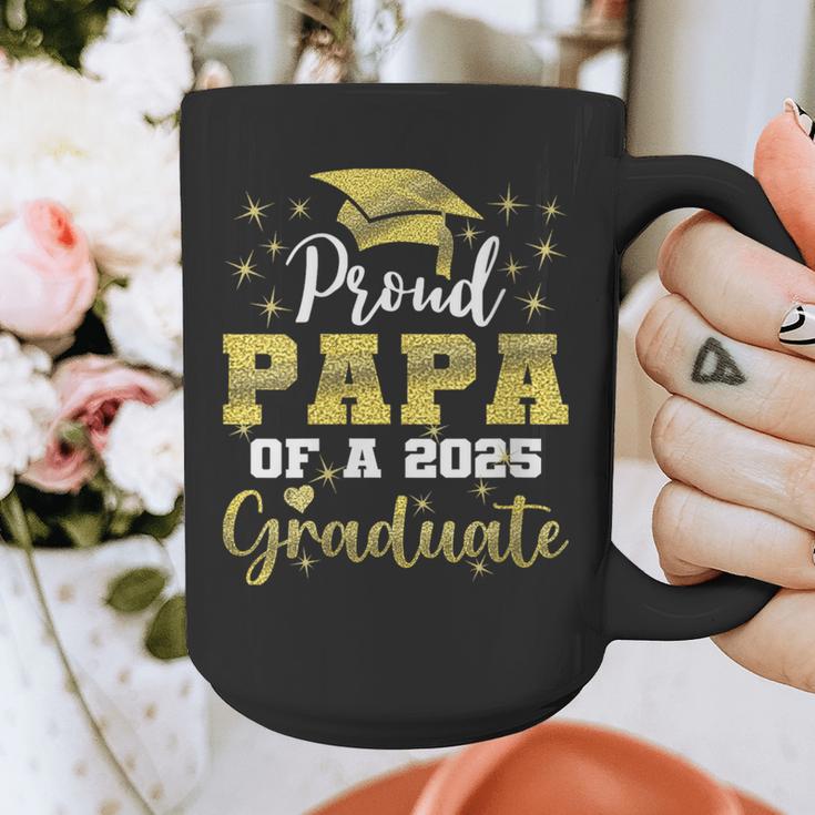 Super Proud Papa Of 2025 Graduate Senior Graduation Family Graphic Print Coffee Mug