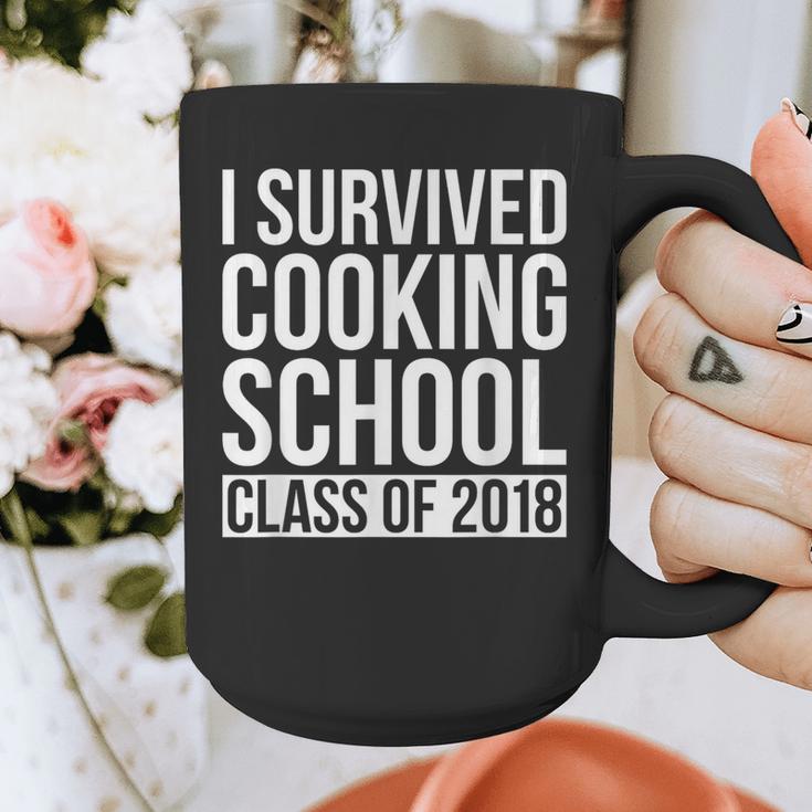 I Survived Cooking School Class Of 2018 Graduation Graphic Print Coffee Mug