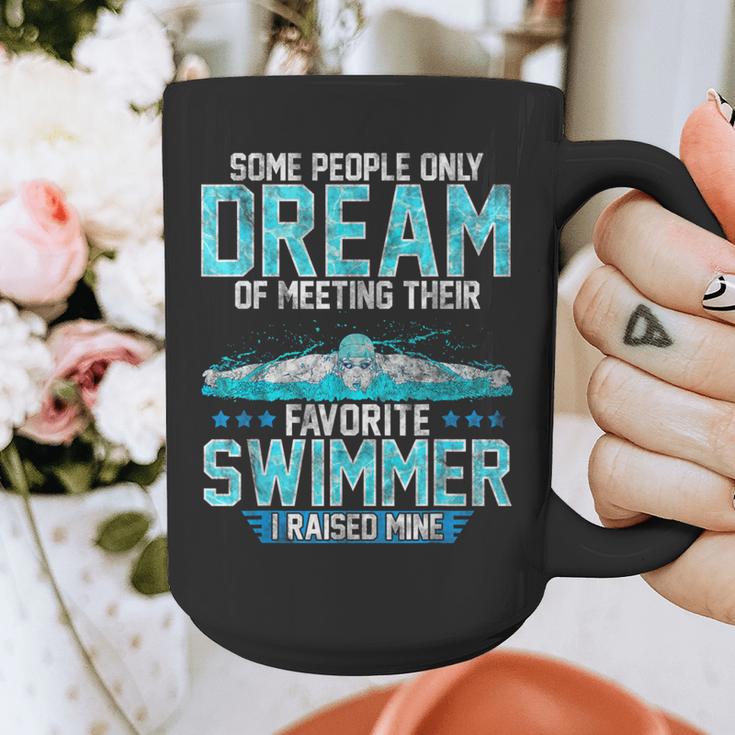Swimming Parent Swimmer Mom Dad My Favorite Swim Meet Graphic Print Coffee Mug