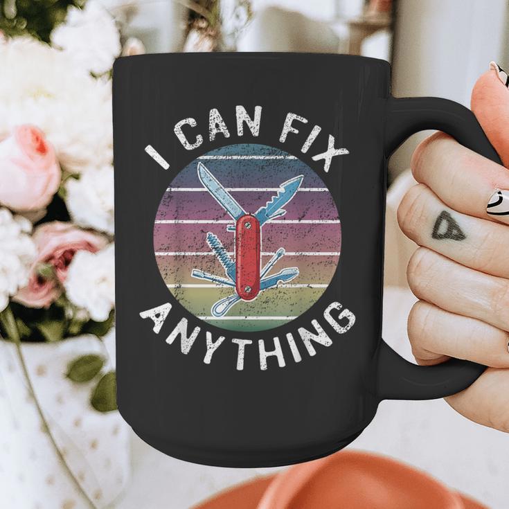 Swiss Army Knife DIY Dad Fathers Day Fix Anything Handyman Graphic Print Coffee Mug