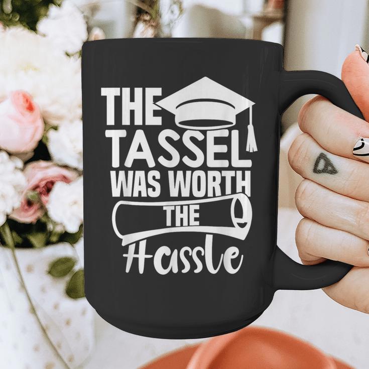 The Tassel Was Worth The Hassle Graduation Class Graphic Print Coffee Mug
