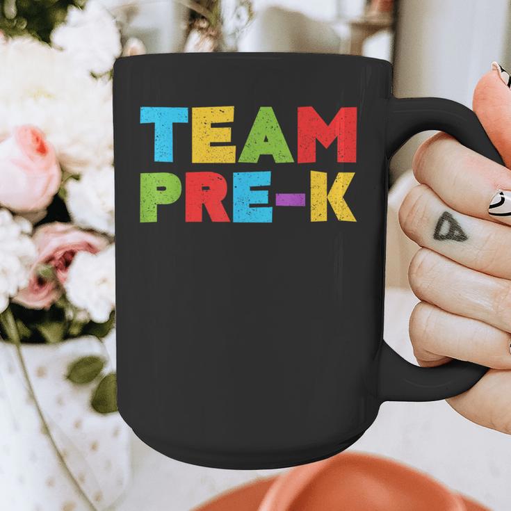 Team Pre-K Shirt Teacher Boy Girl Back To School Graduation Graphic Print Coffee Mug