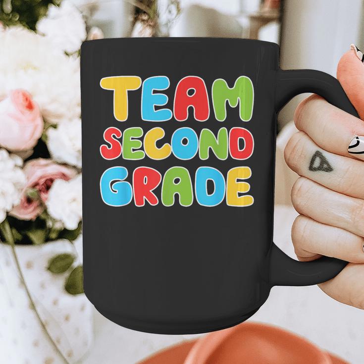 Team Second Grade Shirt 2nd Grade Back To School Graduation Graphic Print Coffee Mug
