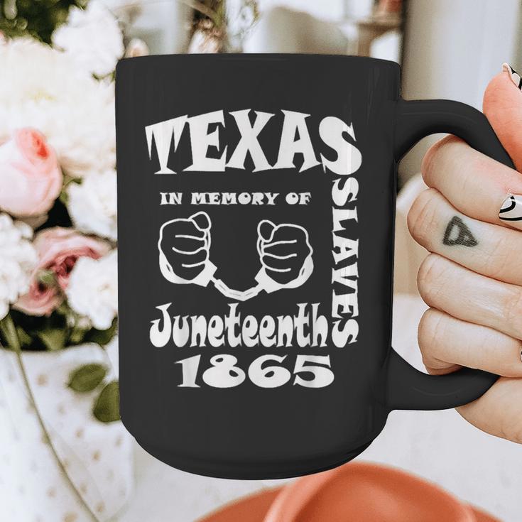 Texas In Memory Of Slaves Juneteenth 1865 June 19 Freedom Graphic Print Coffee Mug