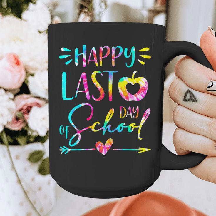 Tie Dye Happy Last Day Of School Graduation Teacher Student Graphic Print Coffee Mug
