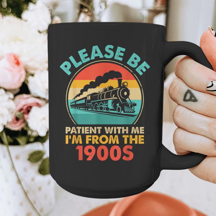 Train Please Be Patient I'm From The 1900s Men Graphic Print Coffee Mug