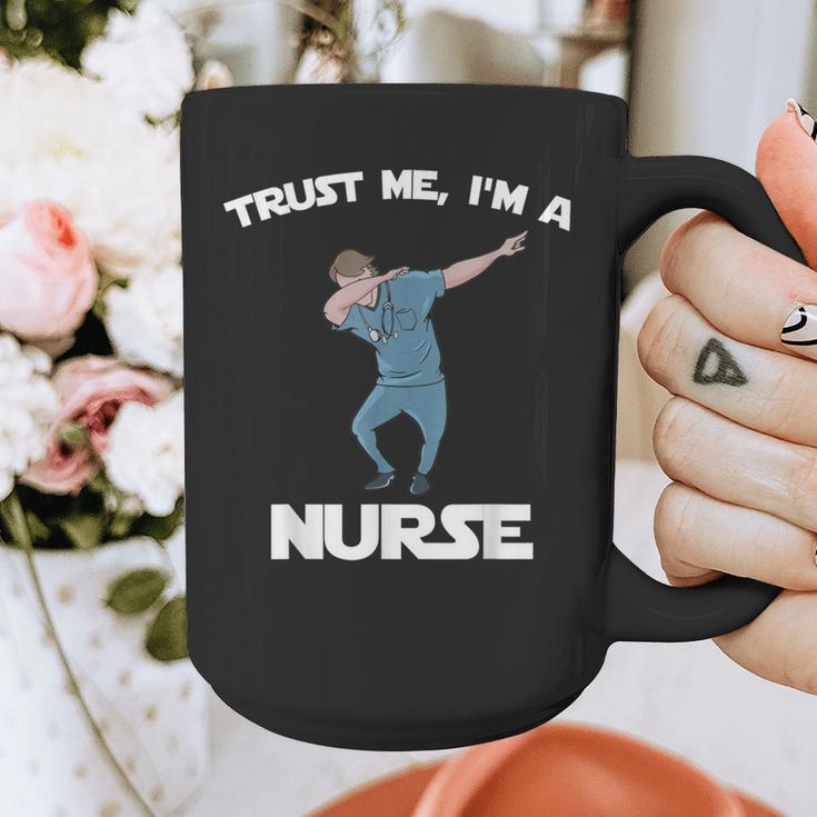 Trust Me I'm Nurse Shirt Dabbing Gift Nursing Graduation Graphic Print Coffee Mug
