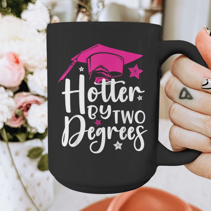 Two Degrees Hotter Graduation 2025 Diploma College Masters Graphic Print Coffee Mug