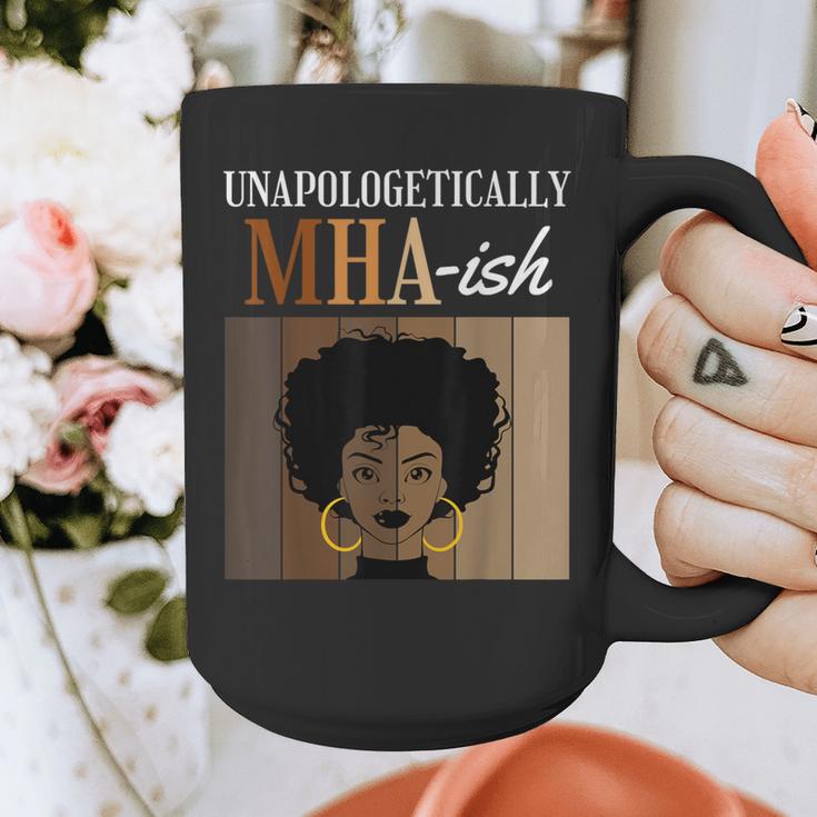Unapologetically MHA-Ish Student Graduation Afro Graphic Print Coffee Mug