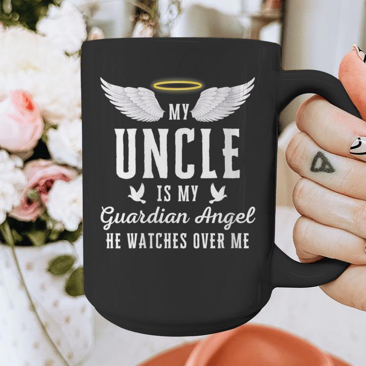 My Uncle Is My Guardian Angel In Loving Memorial Memory Tee Graphic Print Coffee Mug