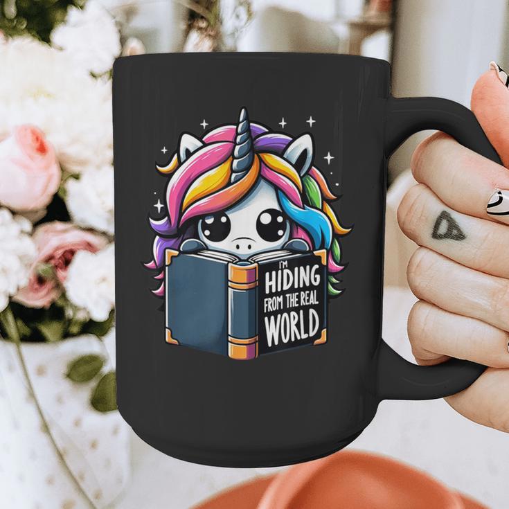 Unicorn Reading Book Reader Introvert Book Lover Humor Graphic Print Coffee Mug Unicorn Reading Book Reader Introvert Book Lover Humor Graphic Print Coffee Mug