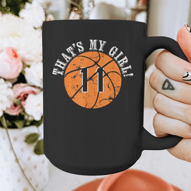 Unique That's My Girl 11 Basketball Player Mom Or Dad Graphic Print Coffee Mug Unique That's My Girl 11 Basketball Player Mom Or Dad Graphic Print Coffee Mug