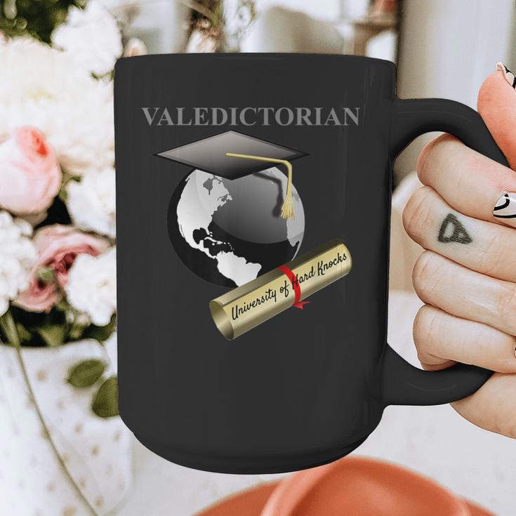 Valedictorian University Of Hard Knocks Graduation Tshirt Graphic Print Coffee Mug