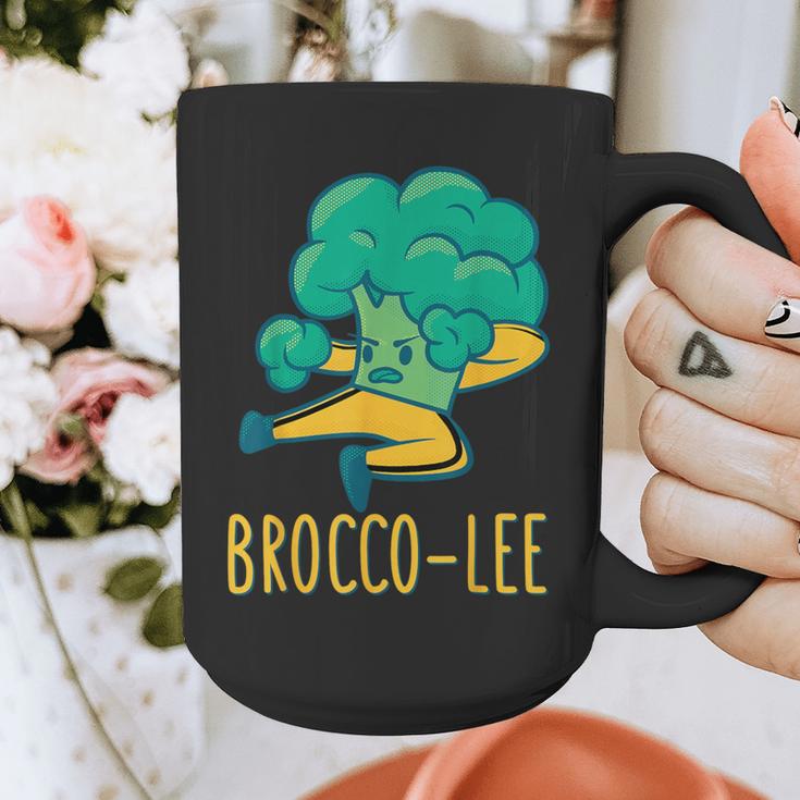 Vegetable Word Game Dad Joke Brocco-Lee Broccoli Graphic Print Coffee Mug