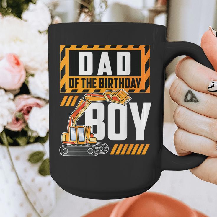 Vehicle Construction Excavator Dad Of The Birthday Boy Small Graphic Print Coffee Mug Vehicle Construction Excavator Dad Of The Birthday Boy Small Graphic Print Coffee Mug