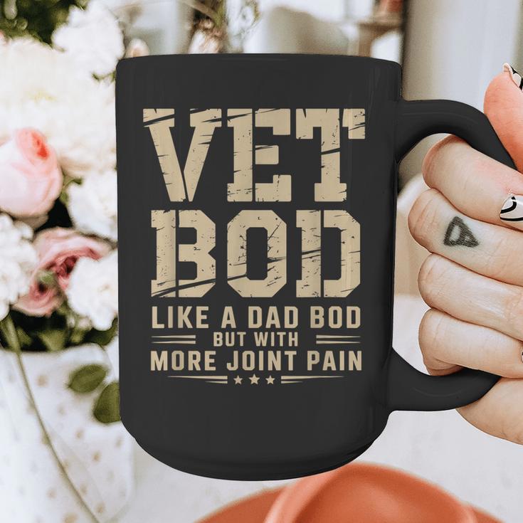 Vet BOD Like A Dad Bob Military Veteran Humor Graphic Print Coffee Mug Vet BOD Like A Dad Bob Military Veteran Humor Graphic Print Coffee Mug