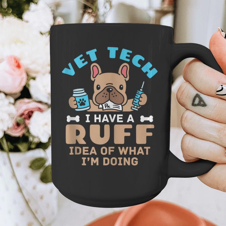 Vet Tech Veterinary Technician Graduation Ruff Idea Graphic Print Coffee Mug