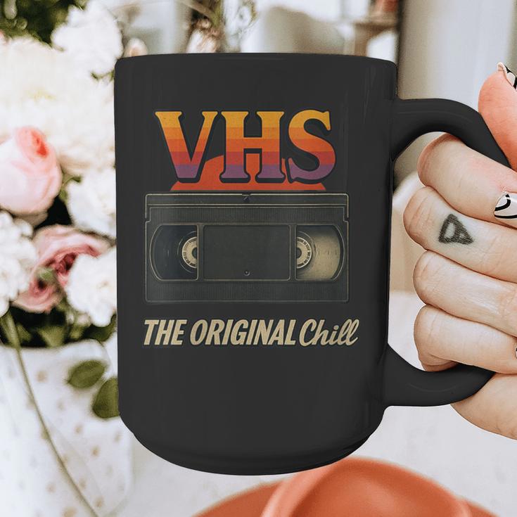 VHS Tape Nostalgia Old School Technology Humor Graphic Print Coffee Mug