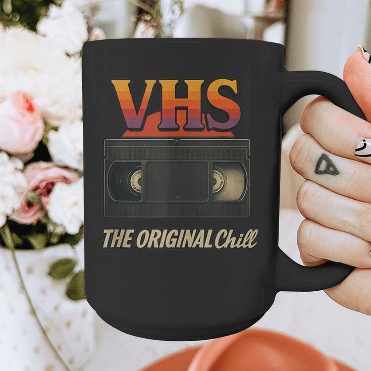 VHS Tape Nostalgia Old School Technology Humor Graphic Print Coffee Mug VHS Tape Nostalgia Old School Technology Humor Graphic Print Coffee Mug