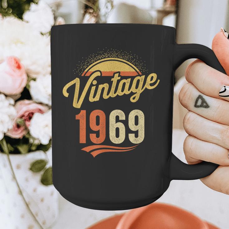 Vintage 1969 Retro Era Badge For Nostalgia Fans Graphic Print Coffee Mug