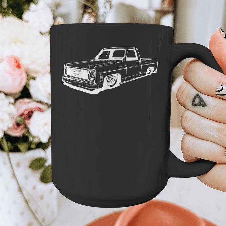 Vintage 73-87 Mini C10 Truck Slammed Graphic Dad Gag Father Graphic Print Coffee Mug Vintage 73-87 Mini C10 Truck Slammed Graphic Dad Gag Father Graphic Print Coffee Mug