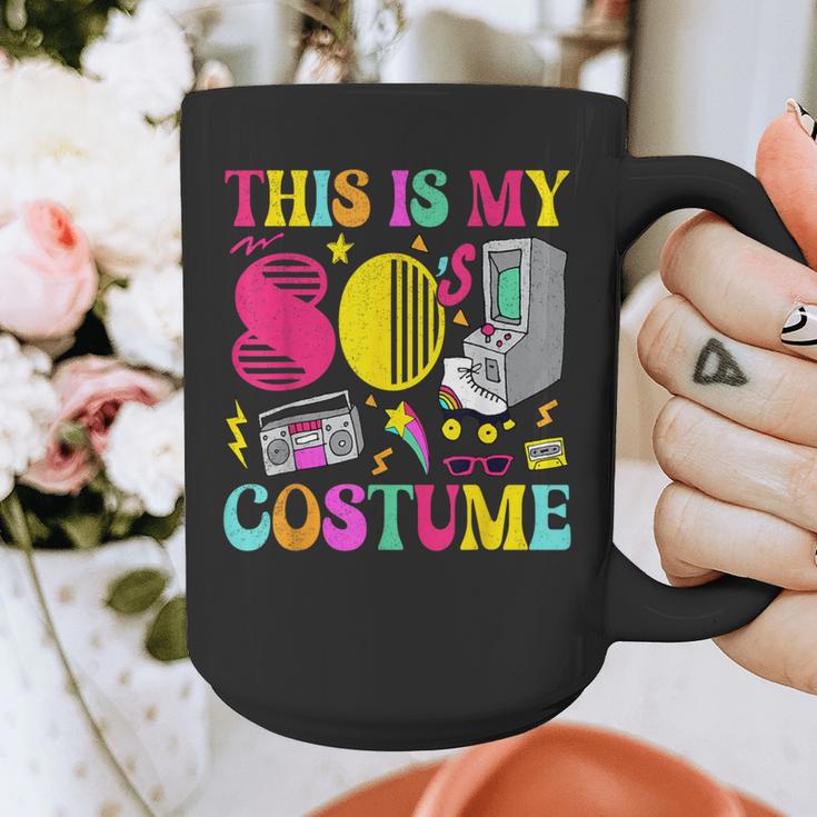 Vintage 80s Vibes Costume Nostalgia 1980s Fashion Cassette Graphic Print Coffee Mug