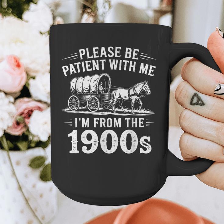 Vintage 90s Country Please Be Patient I'm From The 1900s Graphic Print Coffee Mug