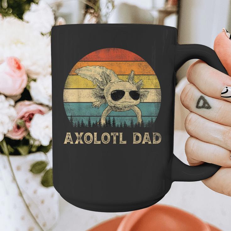 Vintage Axolotl Dad Axolotl Lovers Daddy Father's Day Graphic Print Coffee Mug