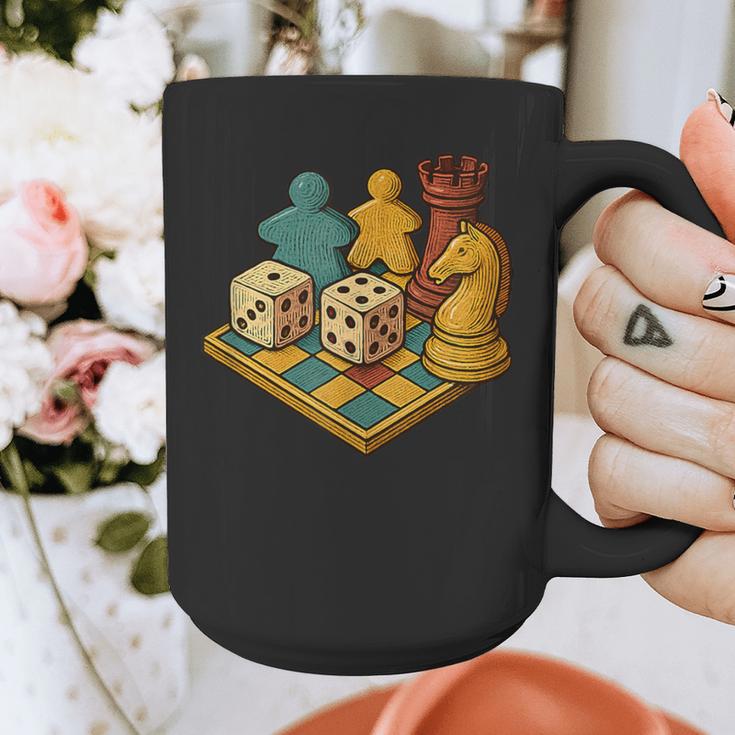 Vintage Board Game Art – Tabletop Nostalgia Graphic Print Coffee Mug