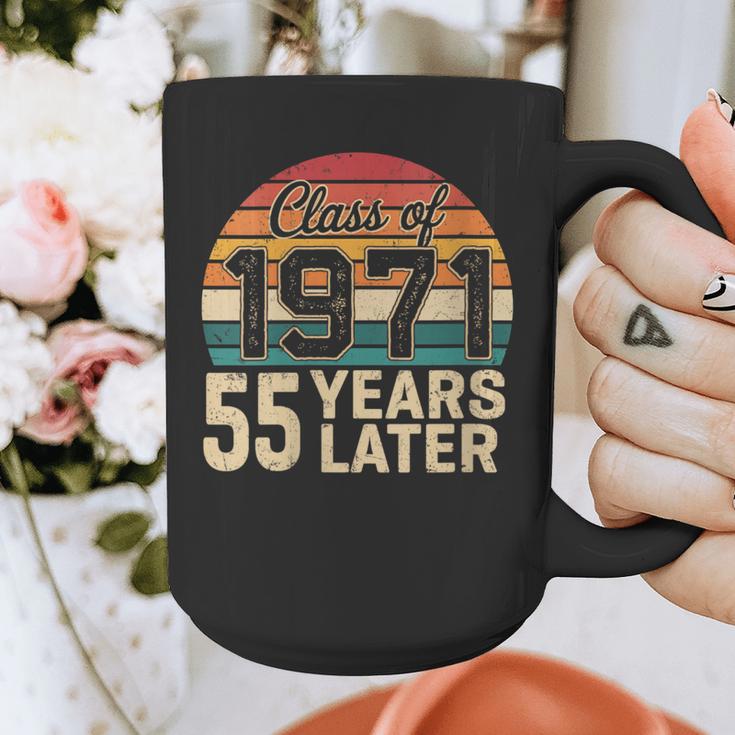 Vintage Class Of 1971 55 Years Later Reunion 55th Graduation Graphic Print Coffee Mug