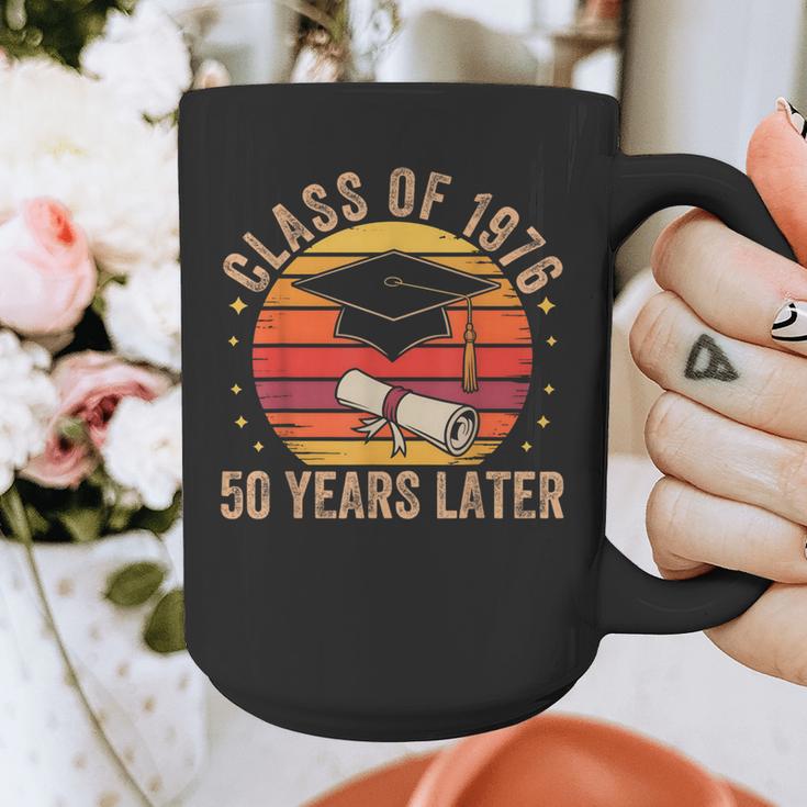 Vintage Class Of 1976 50 Years Later Reunion 50th Graduation Graphic Print Coffee Mug